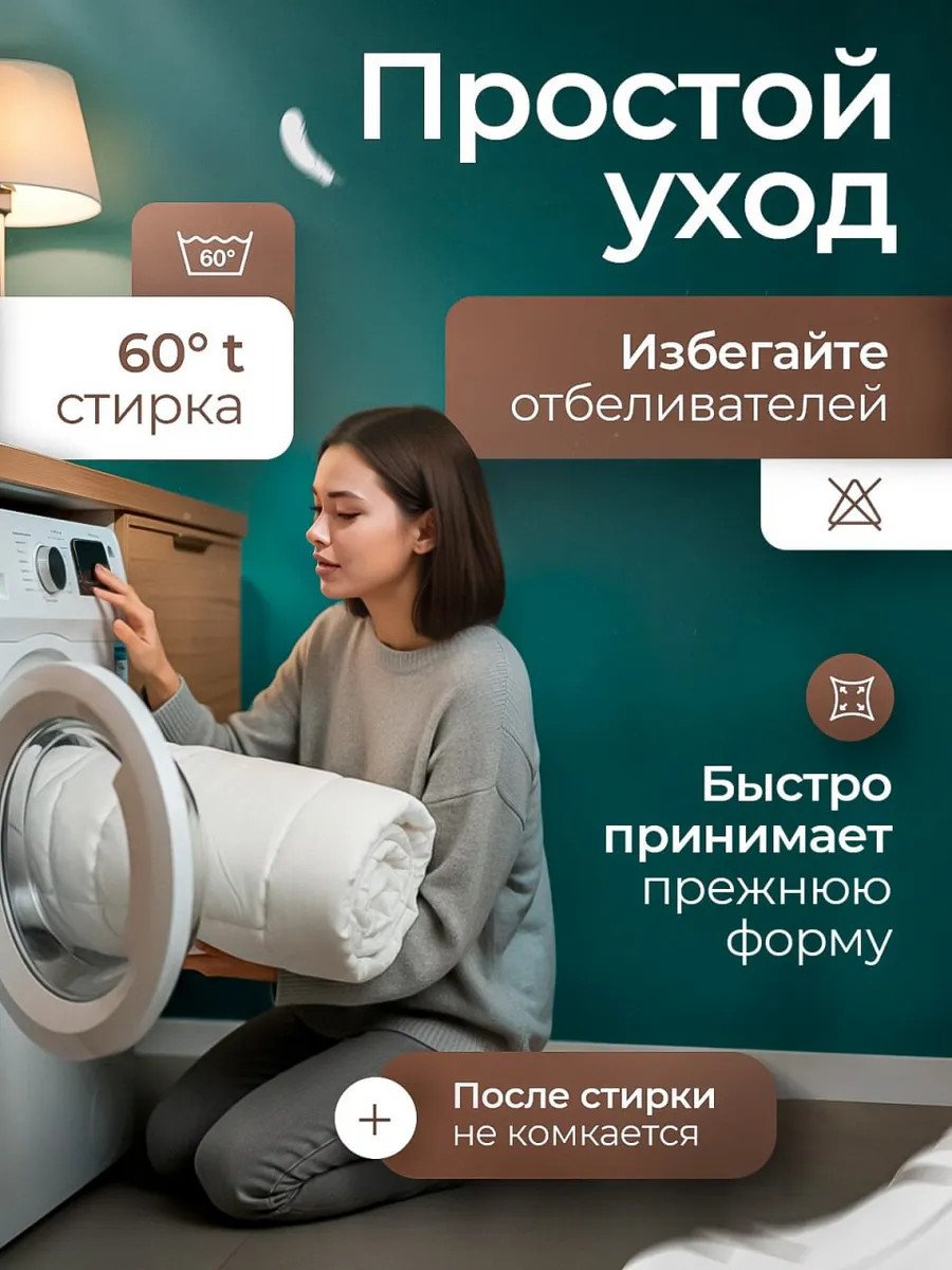 Всесезонное одеяло двуспальное облегченное 200х200 Икеа