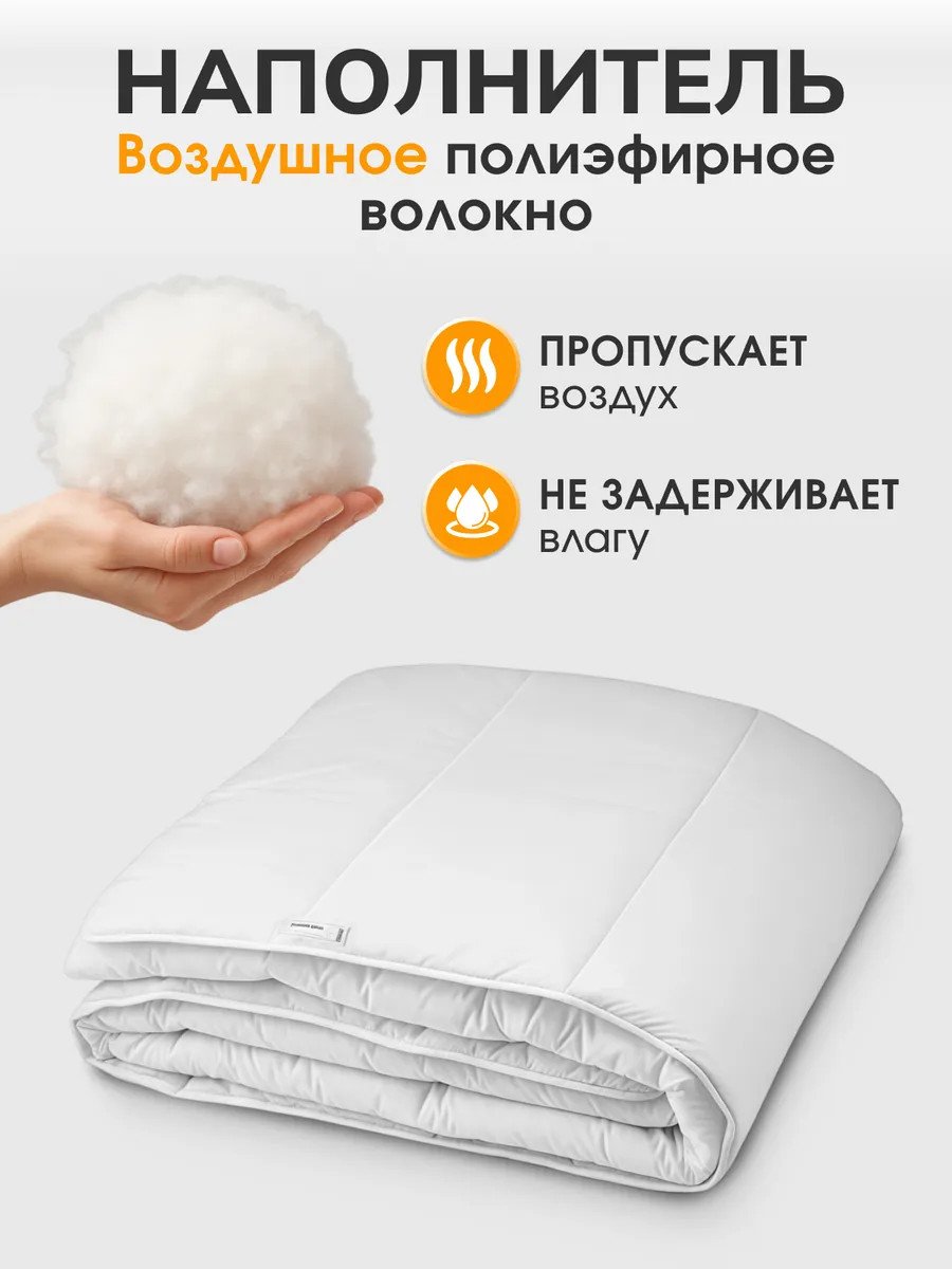Теплое одеяло 1.5 спальное зимнее 150х200 Икеа Смоспорре