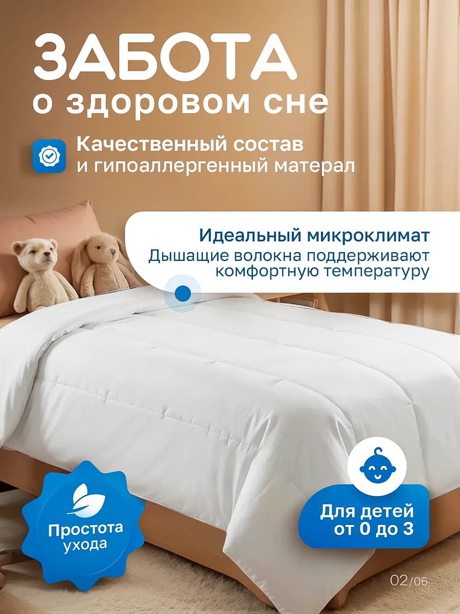 Одеяло детское 110х140 всесезонное Икеа