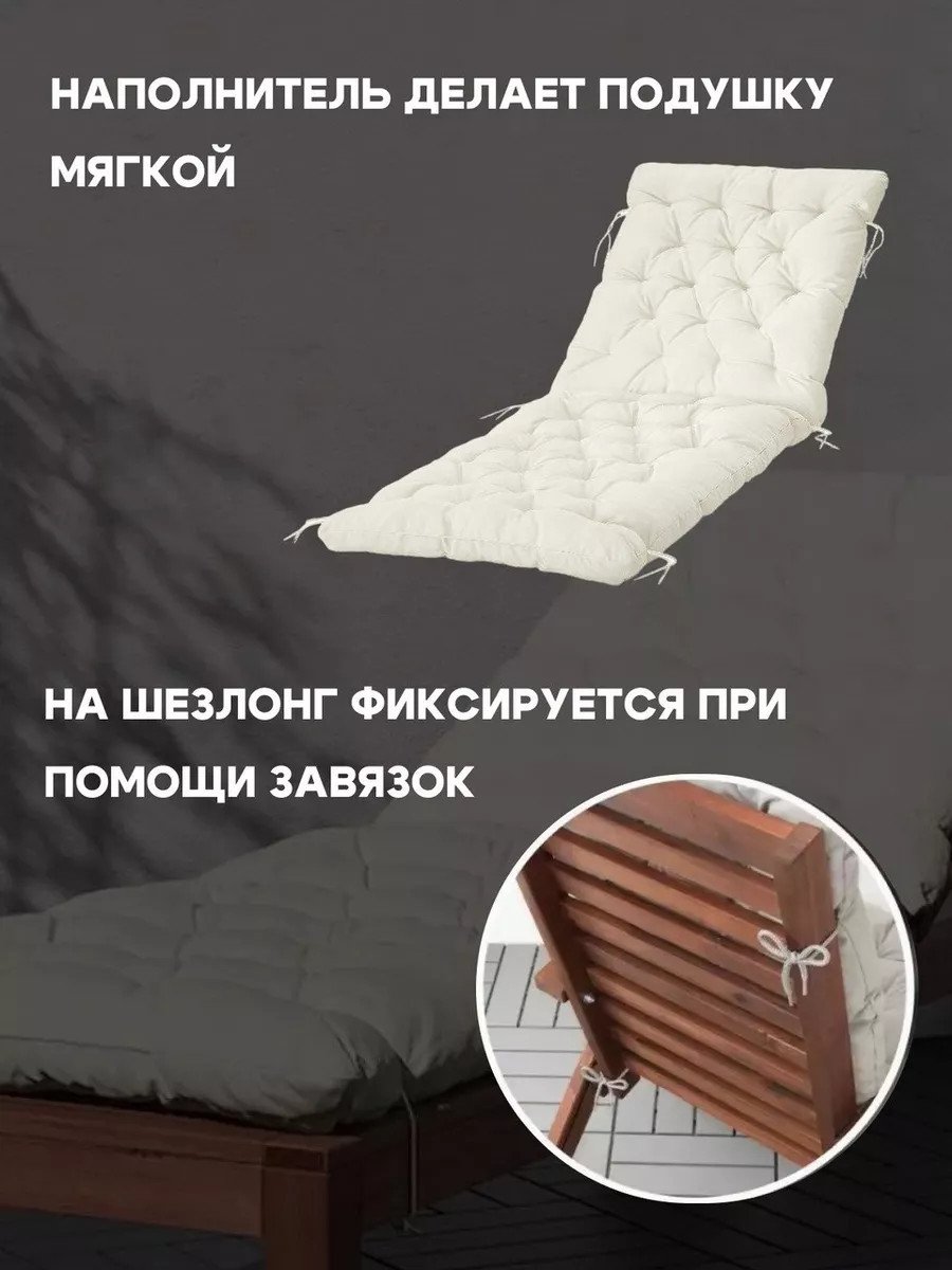Матрас для шезлонга КУДДАРНА 190x60 см