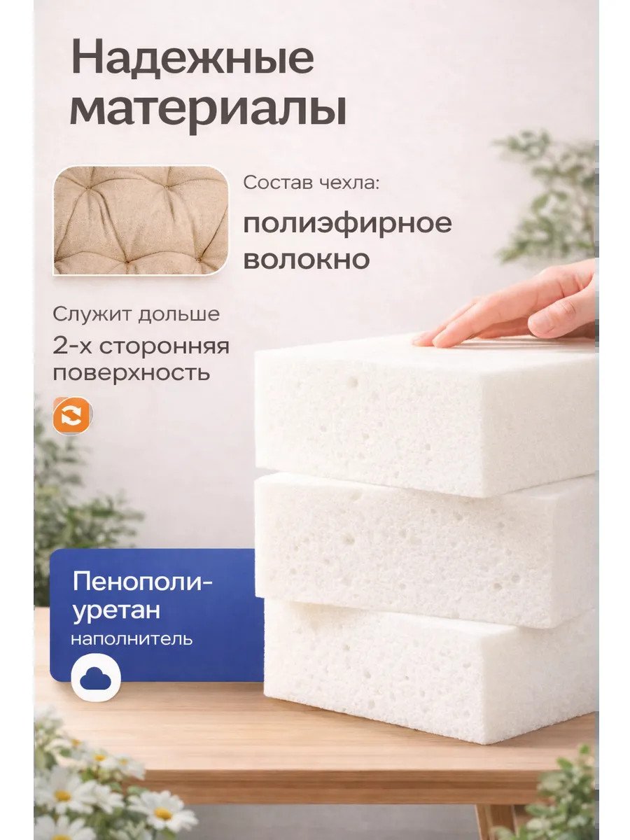 Подушка на садовый стул Куддарна 116х45 см