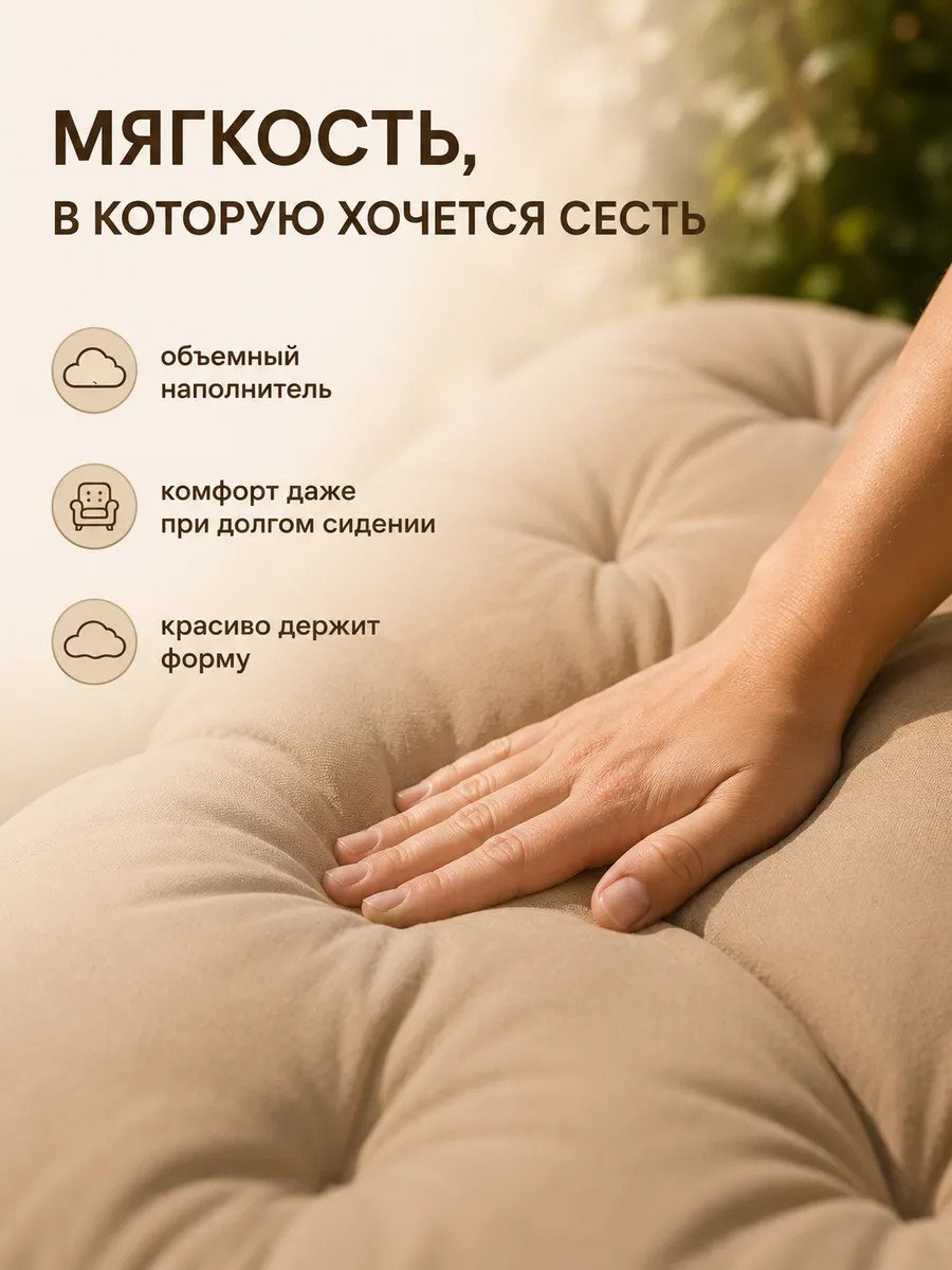 Подушка для садовой мебели Куддарна 120х40