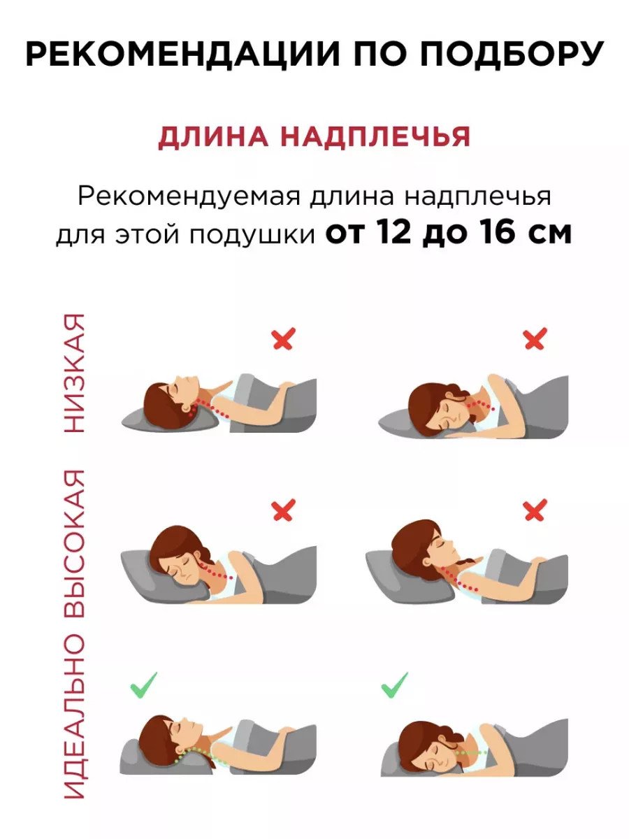 Ортопедическая подушка для сна Cool Soft